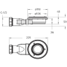 Душевой поддон BELBAGNO TRAY-MR-UNO-R-80-550-35-W-BO 80x80 см