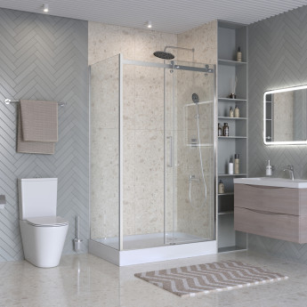 Душевой уголок BELBAGNO MARINO-2-AH-1-140/80-C-Cr