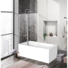 Шторка на ванну BELBAGNO UNO-V-2-90/150-C-Cr
